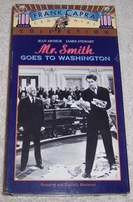 Mr. Smith Goes to Washington VHS Video Jean Arthur James Stewart Foto 1 de 2