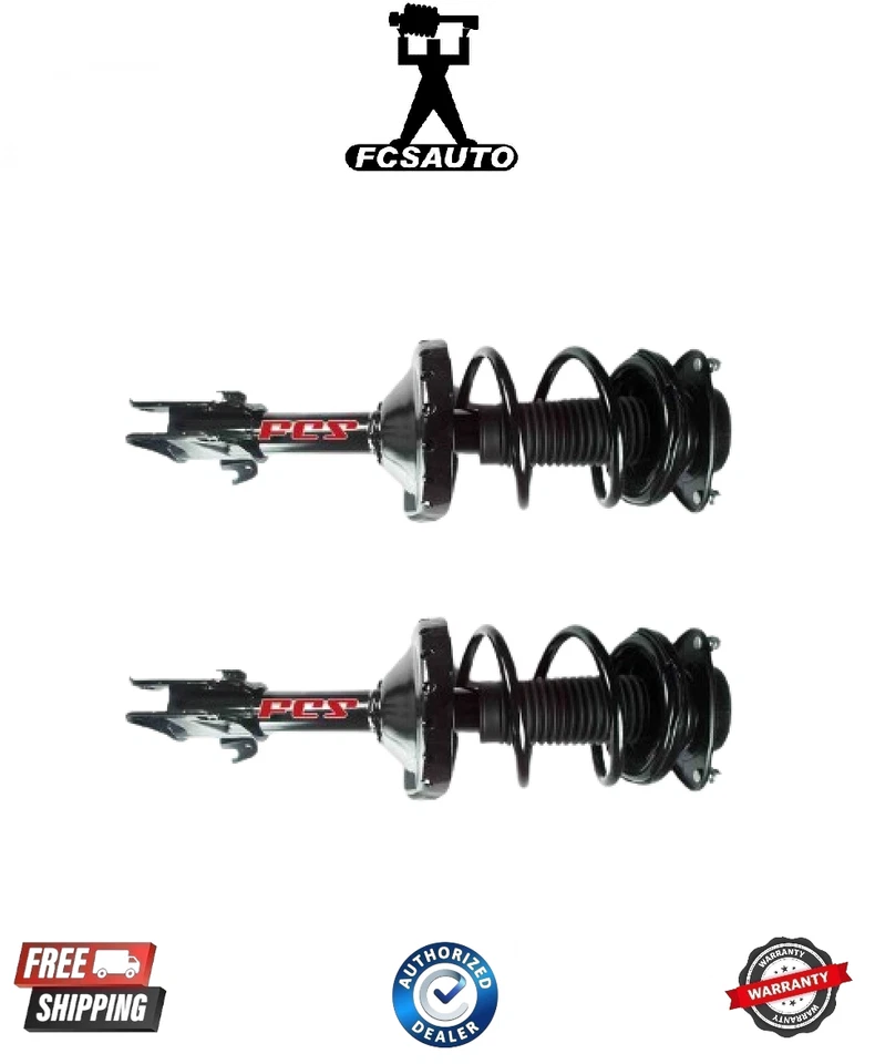 Paquete de 2 muelles helicoidales y puntales delanteros completos FCS para Subaru Forester 2011-2013 Foto 1 de 1