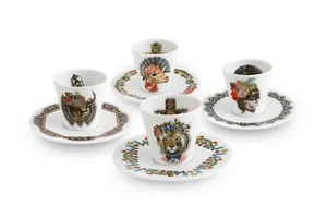 Christian Lacroix - Love Who You Want - Coffee Cups/Saucers Set of 4 - 238522N - Picture 1 of 1