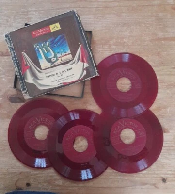 45RPM Beethoven Symphony No. 5 In C Minor RCA Victor Red Seal Records - Image 1 of 4