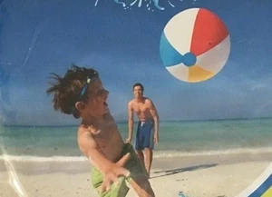 Multi-stripe 20" Inflatable Beach Ball - Picture 1 of 2