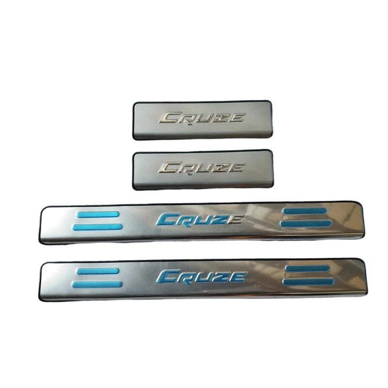 Door Sill Cover Scuff Plate Protector Trim For Holden Chevrolet Cruze 2009-2014 - Image 1 of 1