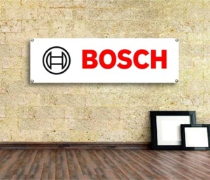 Banderole Bosch / Bannière Affiche panneau banderole Garage voiture Atelier - Imagen 1 de 5