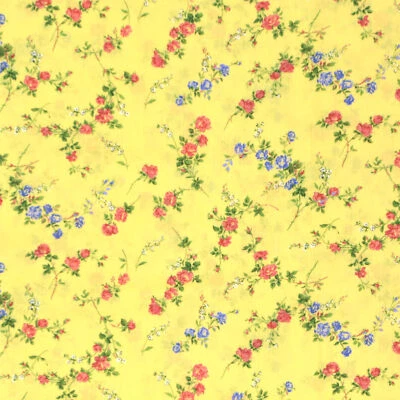 Pelouse en tissu Liberty Tana (jaune Elizabeth) - Photo 1/3