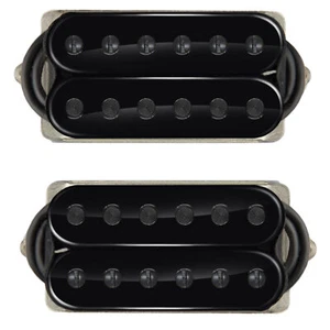 Bare Knuckle Polymath Humbucker Pickup Set, Black Screws, Black - Picture 1 of 1