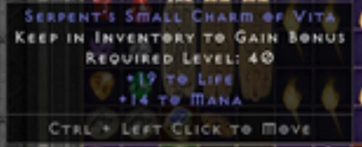 Diablo 2: Resurrected | +19 Life / +14 Mana Small Charm D2R - PC SC  NL - Image 1 of 1