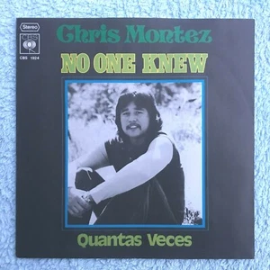 Vinyl-7"-Cover # only Cover # Chris Montez # No One Knew # CBS # 1973 # vg+ - Bild 1 von 2