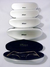 5 Pc. Nikon 7510-59 Burgundy 49/20 Titanium Semi Rimless Eyeglass Frame Lot New