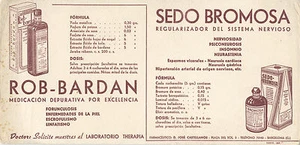 Drying paper. Advertising by Rob-Bardan and Sedo Bromosa. - Picture 1 of 1