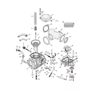 Resorte de diafragma bomba acelerador para Harley Davidson Keihin Carbs (1976-2006) - Imagen 1 de 1