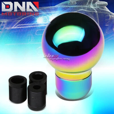 Адаптер Ball Style MT Manual Transmission Stick Shift Knob Neo Chrome M8 M10 M12 - Изображение 1 из 4