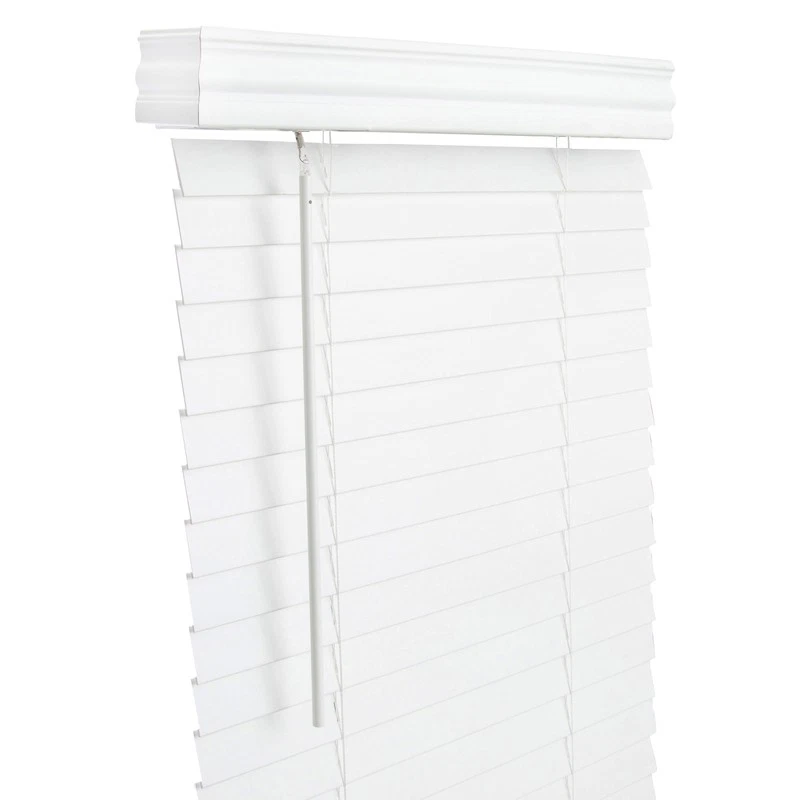 Living Accents FAX3660WH blanco inalámbrico imitación madera 2 pulgadas Mini persianas 36 x 60 pulgadas Foto 1 de 1