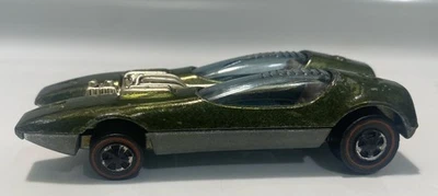 Imagen vintage 1969 Hot Wheels Redline US SPLITTIN ~ INTERIOR OLIVA/MARRÓN Foto 1 de 4