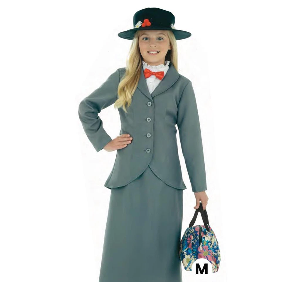 Fun Shack Kids Victorian Nanny Costume Medium Age 6-8 Years - Изображение 1 из 1