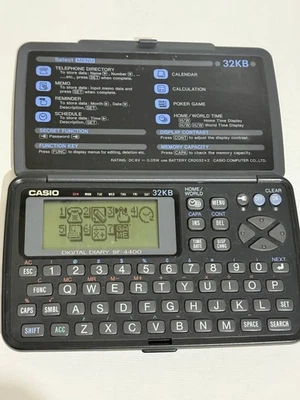 Casio SF-4400 vintage digital diary in a good working condition - Image 1 of 4