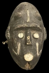 Antique African mask Pwoom Itok / Ngeende/ Kuba Congo Early 20th century - Picture 1 of 2