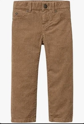 ¡NUEVO! Pantalones de Pana Janie And Jack Otoño 2024 Caqui 5 Bolsillos Elastizados Talla 8 Foto 1 de 4