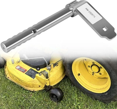 Braço de roda medidor deck cortador traseiro esquerdo AM132874 para John Deere GX255, GX335 - Imagem 1 de 4