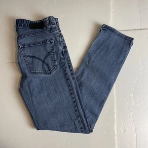 Calvin Klein Mens Blue Slim Straight Denim Jeans Size W31 L32 - Picture 1 of 10