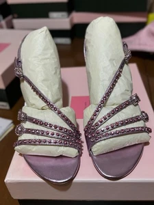 Kate Spade Makenna High-Heel-Sandalen mit Kristallverzierung pink Größe 7 - Bild 1 von 11