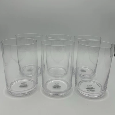 Lenox Tuscany Classics Nuevo Vaso Grande de Vidrio Apilable Juego de 6 Foto 1 de 4