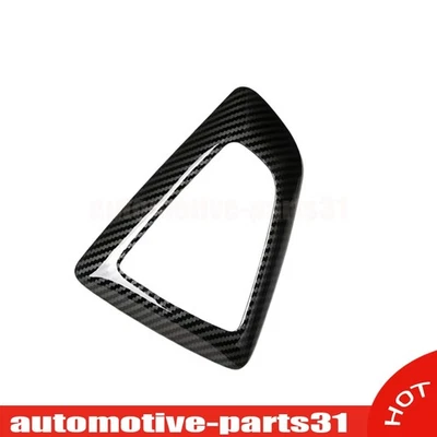 FOR BMW F20 F30 F22 F32 X3 X4 ABS Gear Shift Knob Panel Carbon Fiber Style Cover - Изображение 1 из 4