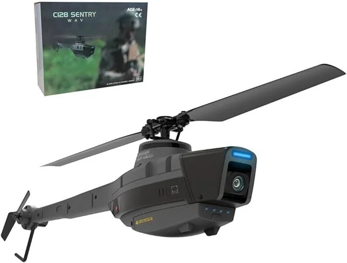 2.4G RC Helicopter with 1080P Camera, C128 4CH Single-Rotor Brushless Remote Con - Image 1 of 1