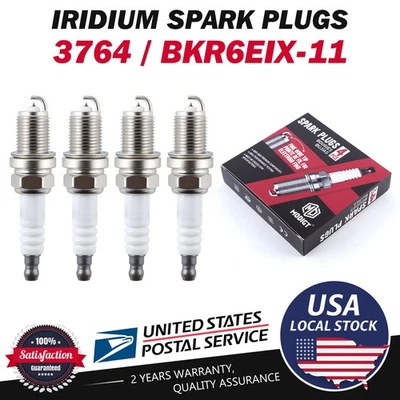 4x Bujías de iridio para Mitsubishi Outlander Sport 2011-2020 2,0 L l4 genuinas Foto 1 de 4