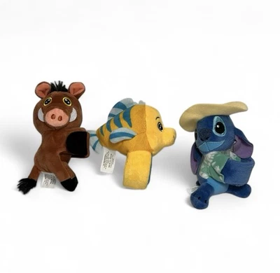 Disney Cutie Cuff Pumba Simba Lotso Juego de Peluche Lote de 3 Amigos Volante Foto 1 de 2
