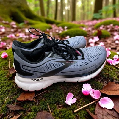 Brooks Zapatos Para Mujer 8.5 B Trace 2 Tenis para Correr Rosa y Gris Foto 1 de 4