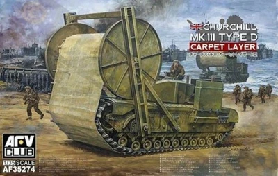 AFV35274 AFV CLUB 1/35 Churchill Carpet Layer (type D) Mark III