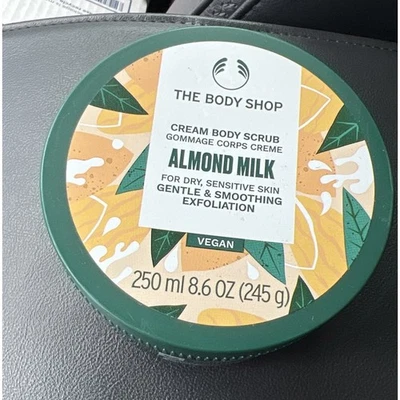 The Body Shop Almond Milk Body Scrub 240ml 8.2oz - Image 1 of 4