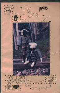 1040 Vintage SEWING Pattern Craft Home Decor Heart and Hand 15" Mr. Baa Sheep - Picture 1 of 1