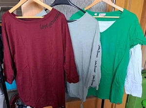 Damen Langarmshirt Sportshirt Größe 48 50, 3 Stück, Sheego, John Baner  - Bild 1 von 8