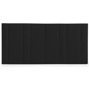 NEW Cafe Lighting Bronx Panelled Queen Bedhead Black Linen - Picture 1 of 3
