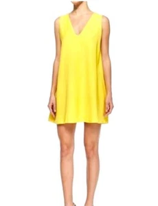 Alice & Olivia Amber Yellow Loose Dress Sz 6~ ~ Beautiful - Picture 1 of 10