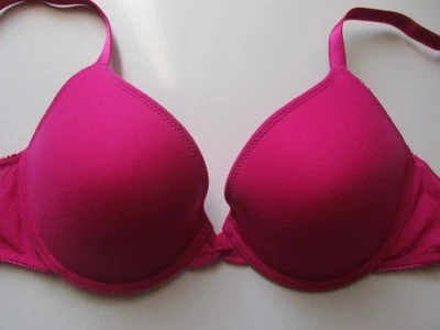 Sujetador con aros push up liso OnGossamer rosa intenso 36C B315C36 Foto 1 de 4