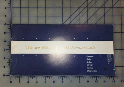 Chrysler Plymouth 1959 Dodge Imperial DeSoto camión folleto original Foto 1 de 4