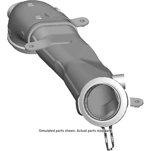 Adaptador de tubo de salida de escape turbocompresor GM 12643610 genuino Foto 1 de 3