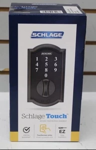 NUOVO SCHLAGE BE375 V CAM 716 Camelot Touch catenaccio, bronzo invecchiato SIGILLATO - Foto 1 di 5