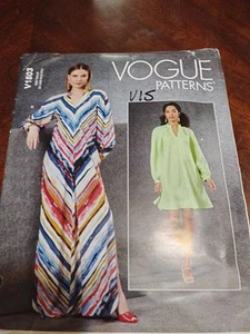 Vogue Sew Patterns 1803 Bias Cut Loose Fitting Dress Size L-XXL, 16-26 UNCUT - Picture 1 of 2