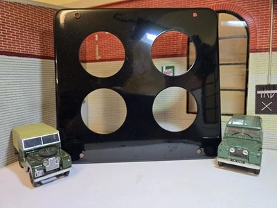 Land Rover Series 1 2 2a Auxiliary Smiths 4 Gauge Pressed Dash Panel & Fixings - image 1 of 4