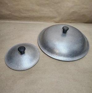 Lote De Colección De 2 Tapas Club Aluminio Hammercraft Solo Para Macetas De 10" y 5.5" - Imagen 1 de 10