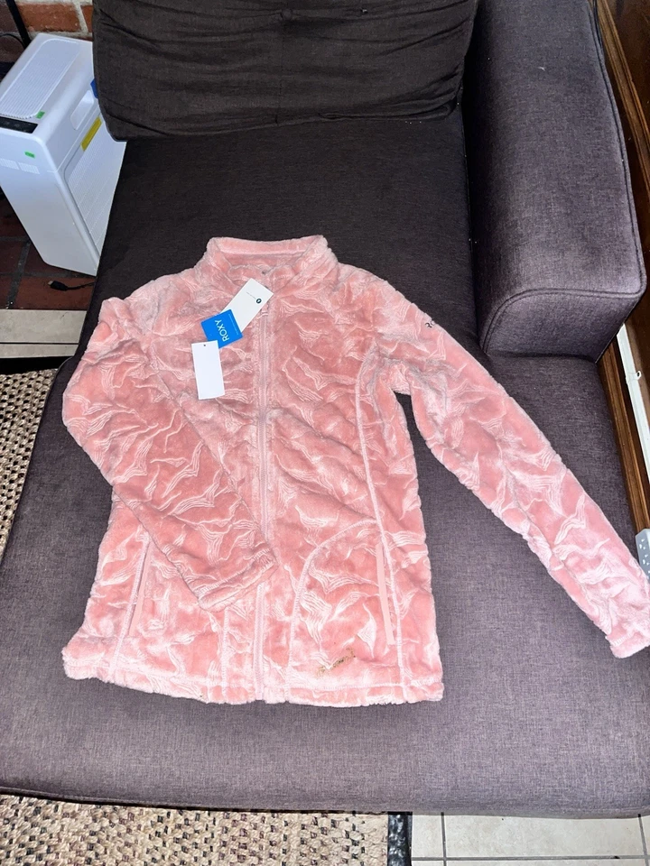 Roxy Niñas Iglú Cremallera Vellón Suave Femenino y Cálido 2 Bolsillos Piel Sintética Talla 2xl Foto 1 de 2