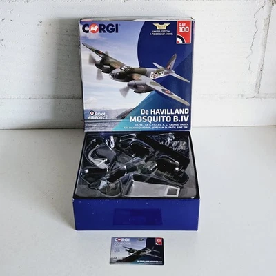Corgi AA32820 1:72 De Havilland Mosquito B.IV DK296 George Parry RAF No 105 1942 - Image 1 of 4