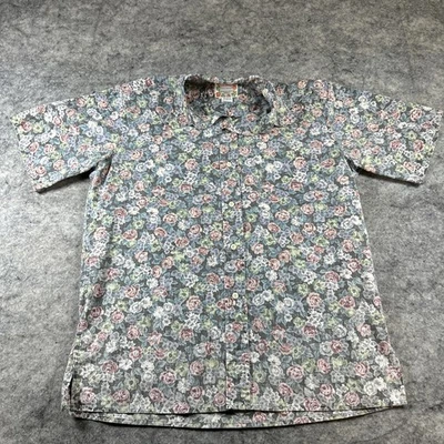 Reyn Spooner Floral Commemorative Classics Hawaiian Short Sleeve Button Shirt M - Image 1 of 4