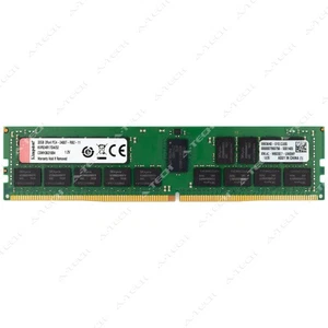 Kingston 32GB DDR4-2400 PC4-19200 2Rx4 ECC RDIMM Server Memory RAM KVR24R17D4/32 - Picture 1 of 2
