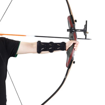 Archery Arm Guard Forearm Protector Straps Gear Bow Pfeil Training Supplies - Image 1 of 4