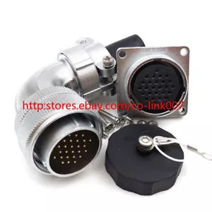 26Pin Power Cable Connector, WS28 5A 400V Automotive Aviation Bulkhead Connector - Picture 1 of 5