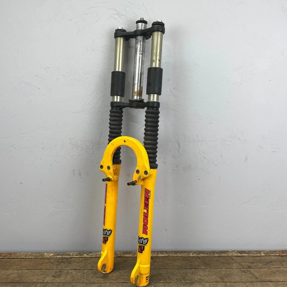 Vintage Noleen Chubby LT Fork Shock Dual Crown 1 1/8  8.25 in Steerer DH 90s - Image 1 of 4